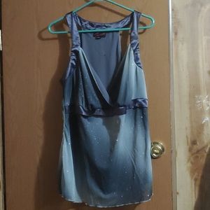 Vintage Torrid glitter goddess tank